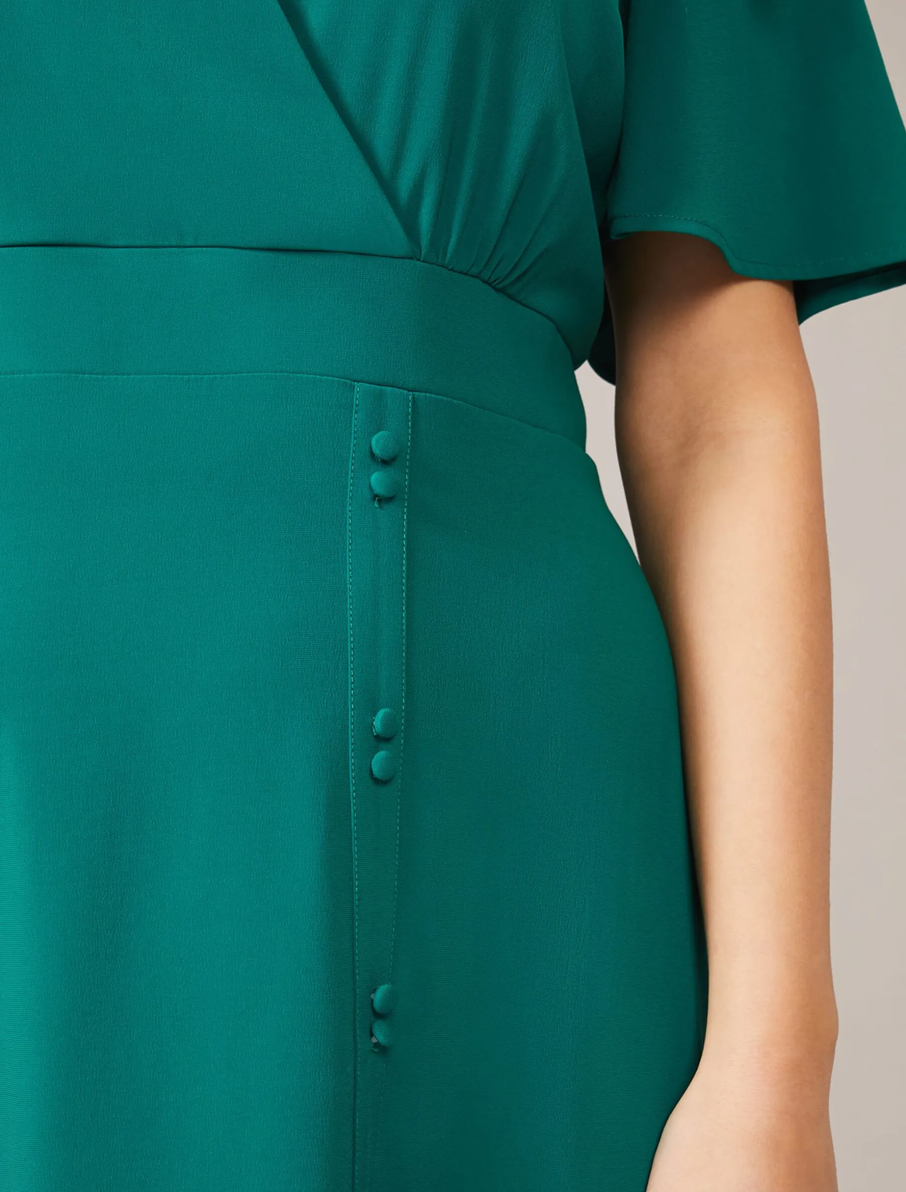 Dresses^Phase Eight Hosana V-Neck Dress Green