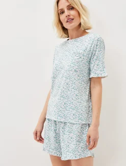 Pyjamas^Phase Eight Iona Ditsy Print Pj Set Multi-Coloured