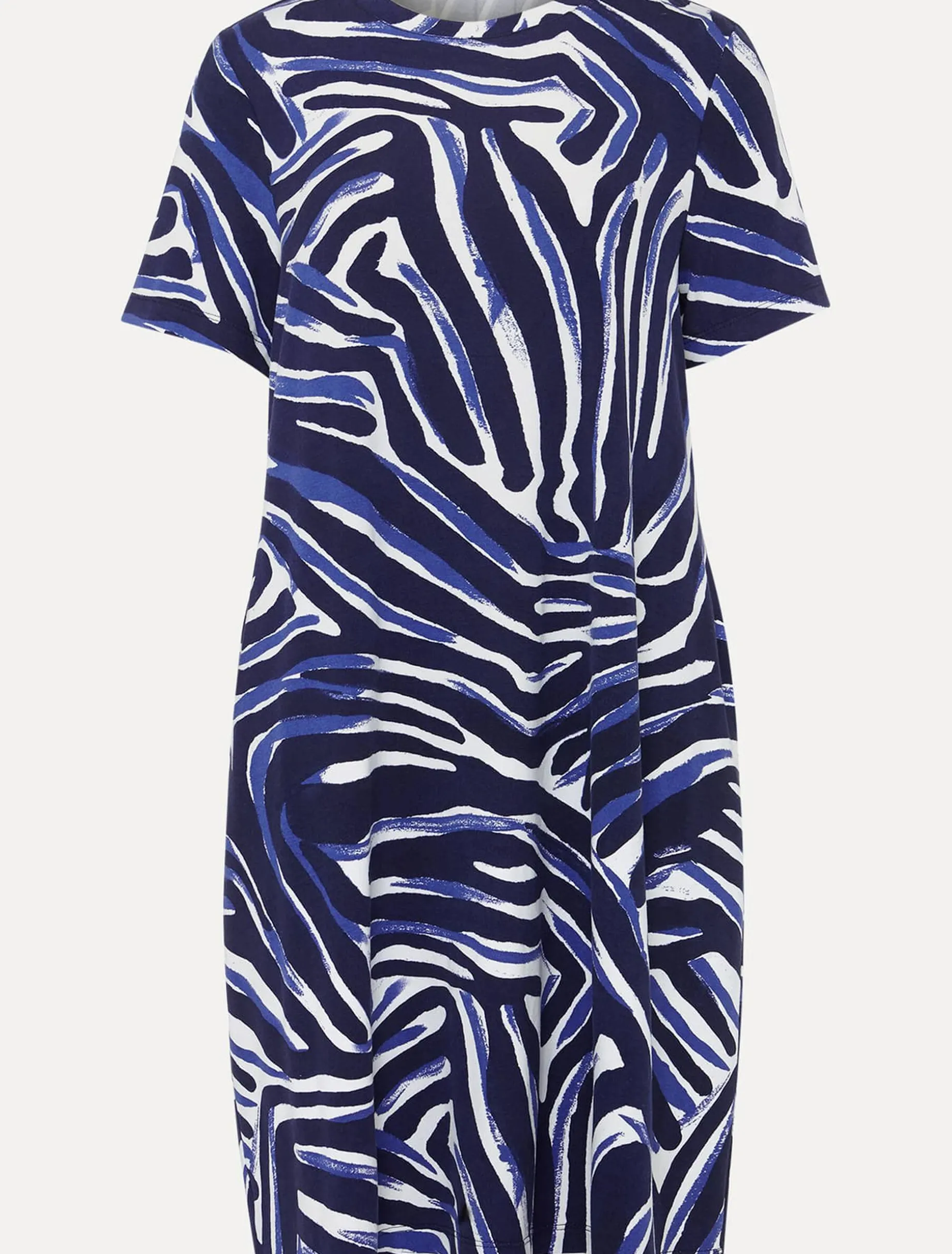 Dresses^Phase Eight Isabelle Zebra Print Mini Dress Blue/Multi