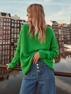 Knitwear^Phase Eight Jemima Wool Cashmere Oversized Jumper Bright Green