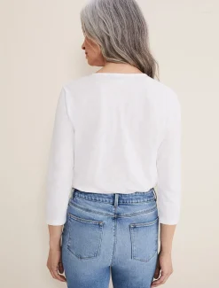 Tops & T-Shirts^Phase Eight Josey Ruched Front Top White
