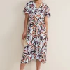 Dresses^Phase Eight Julissa Ruffle Wrap Midi Dress Aqua/Multi