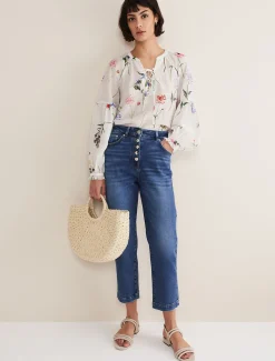 Trousers & Shorts^Phase Eight Karlie Straight Leg Jeans Mid Wash