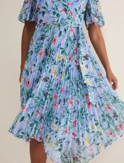 Dresses^Phase Eight Kendall Floral Midi Dress Multi-Coloured