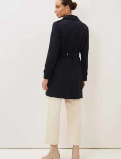 Coats^Phase Eight Lacea Coat Navy
