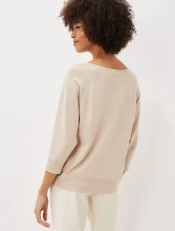 Knitwear^Phase Eight Lolan Zip Trim Knit Jumper Stone