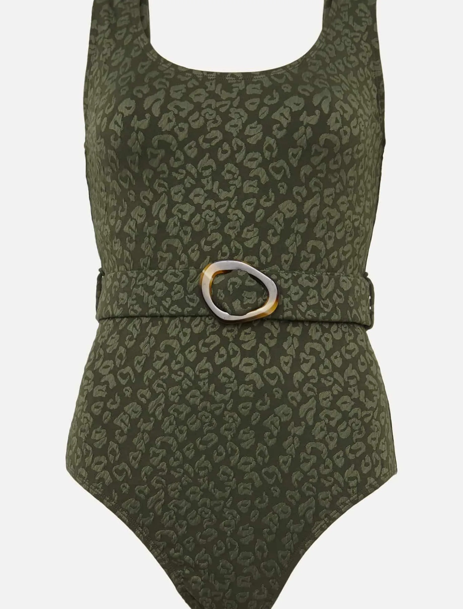 Swimwear^Phase Eight Lolicia Animal Texture Swimswuit Khaki
