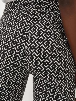 Trousers & Shorts^Phase Eight Mackenzie Geo Tapered Trouser Black/White