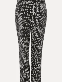Trousers & Shorts^Phase Eight Mackenzie Geo Tapered Trouser Black/White