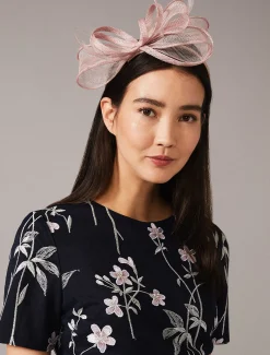 Fascinators & Hats^Phase Eight Marcella Bow Headband Antique Rose