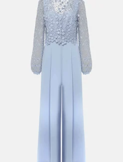 Dresses^Phase Eight Mariposa Lace Jumpsuit Cornflower