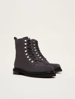 Boots^Phase Eight Meladie Suede Lace Up Hiker Boot Grey