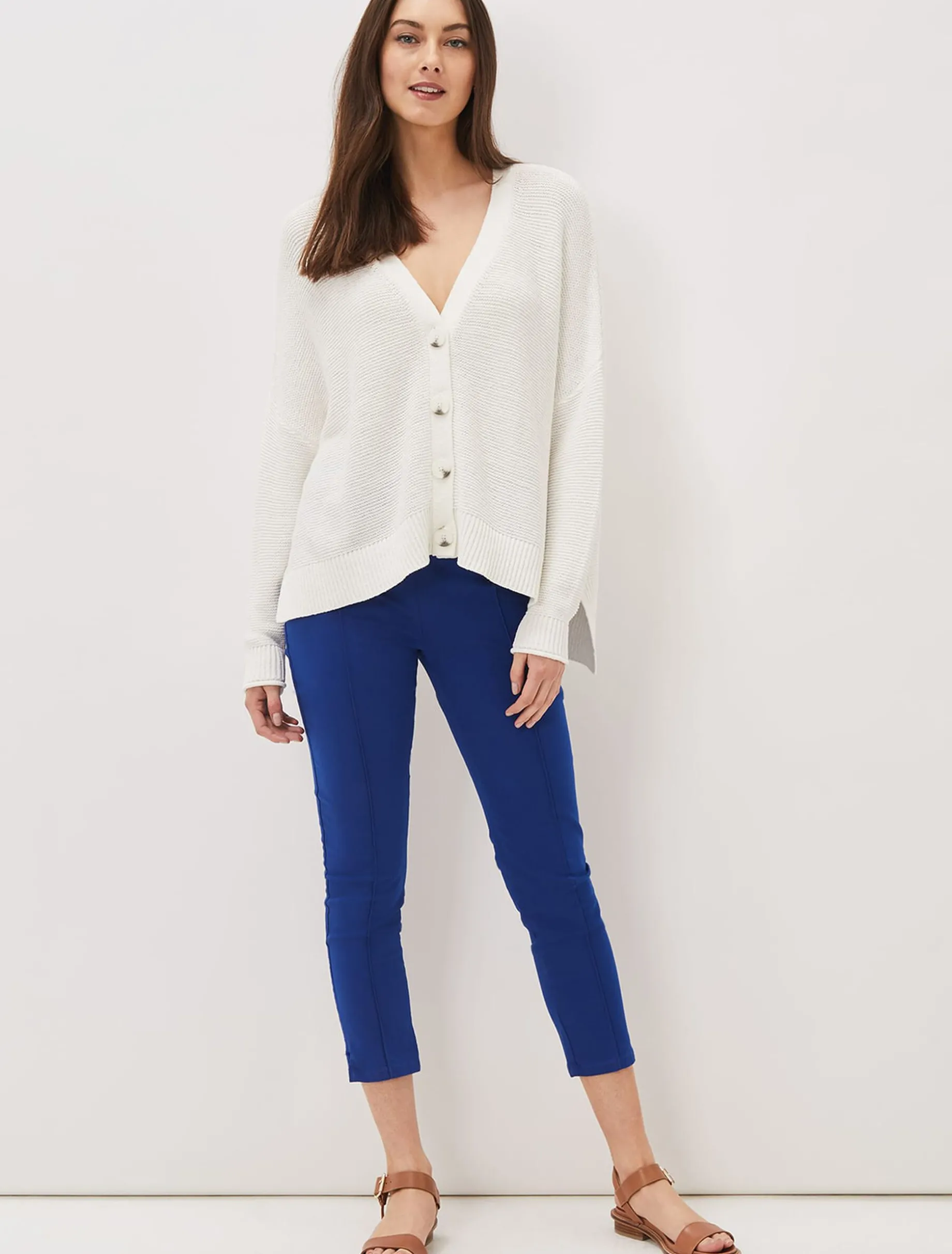 Trousers & Shorts^Phase Eight Miah Cropped Jegging Cobalt