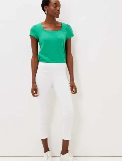 Trousers & Shorts^Phase Eight Miah Cropped Jegging White