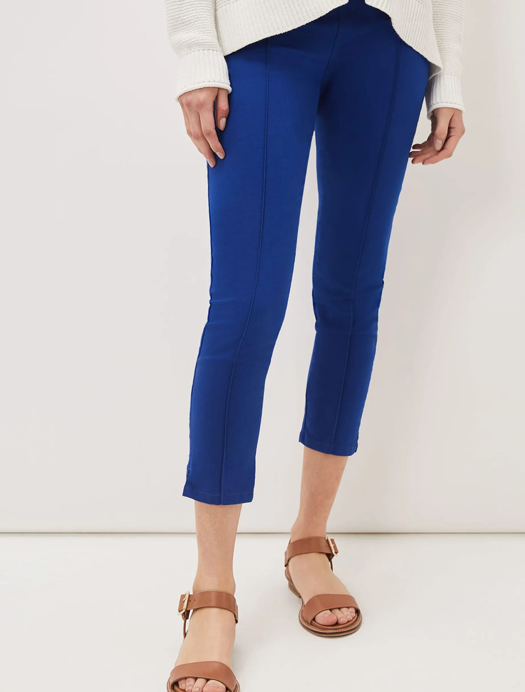 Trousers & Shorts^Phase Eight Miah Cropped Jegging Cobalt