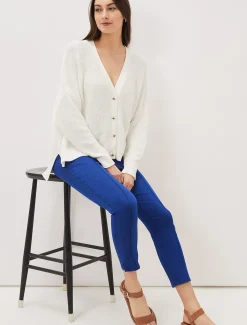 Trousers & Shorts^Phase Eight Miah Cropped Jegging Cobalt