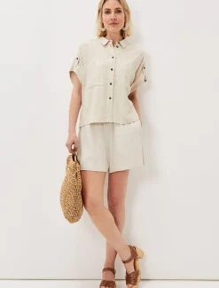 Trousers & Shorts^Phase Eight Mona Utility Short Natural