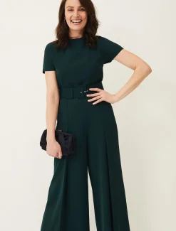 Dresses^Phase Eight Mylee Belted Jumpsuit Pine