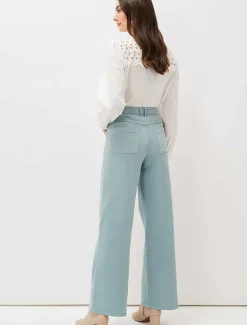 Trousers & Shorts^Phase Eight Nell Organic Denim Wide Leg Jean Sage