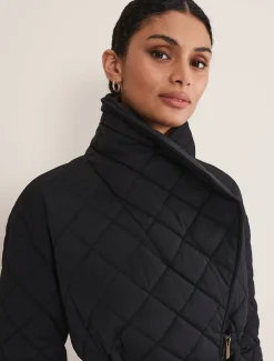 Coats^Phase Eight Nila Quilted Puffer Coat Black