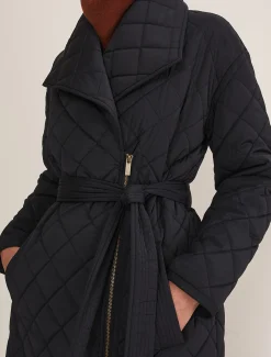 Coats^Phase Eight Nila Quilted Puffer Coat Black