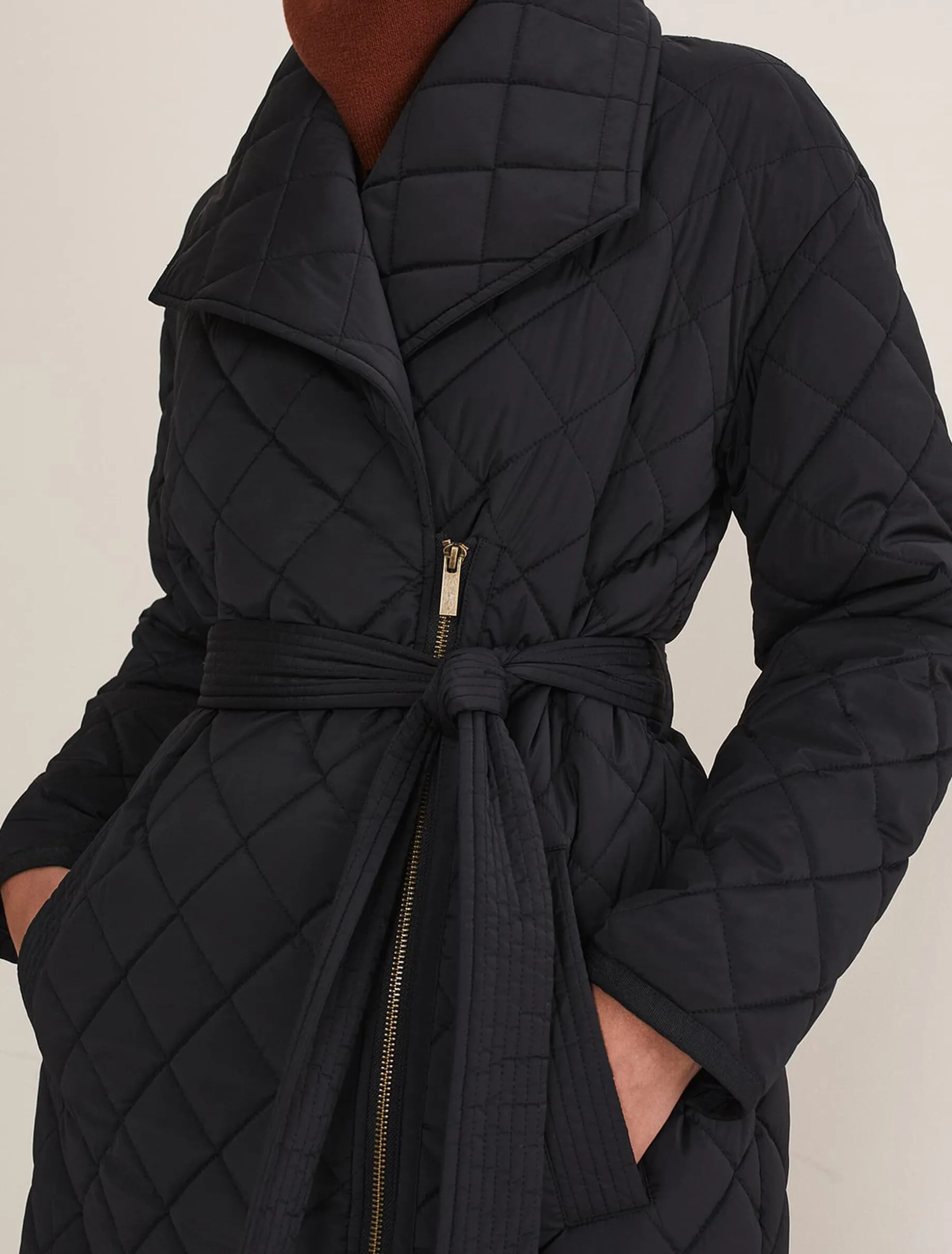 Coats^Phase Eight Nila Quilted Puffer Coat Black