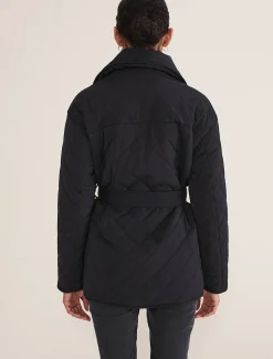 Coats^Phase Eight Nila Short Quilted Puffer Black