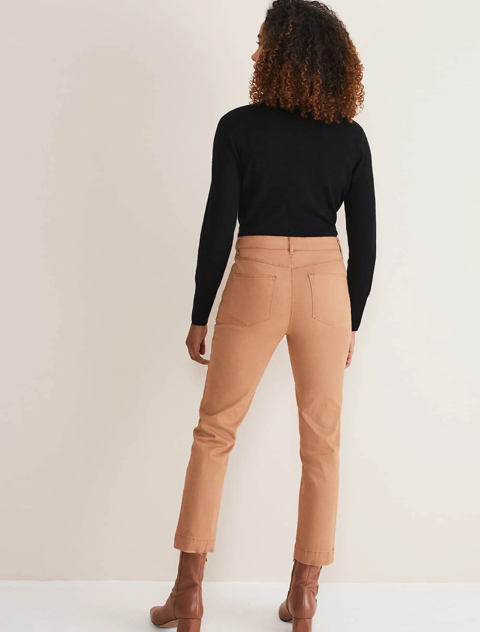 Trousers & Shorts^Phase Eight Ocha Straight Leg Jeans Dark Camel