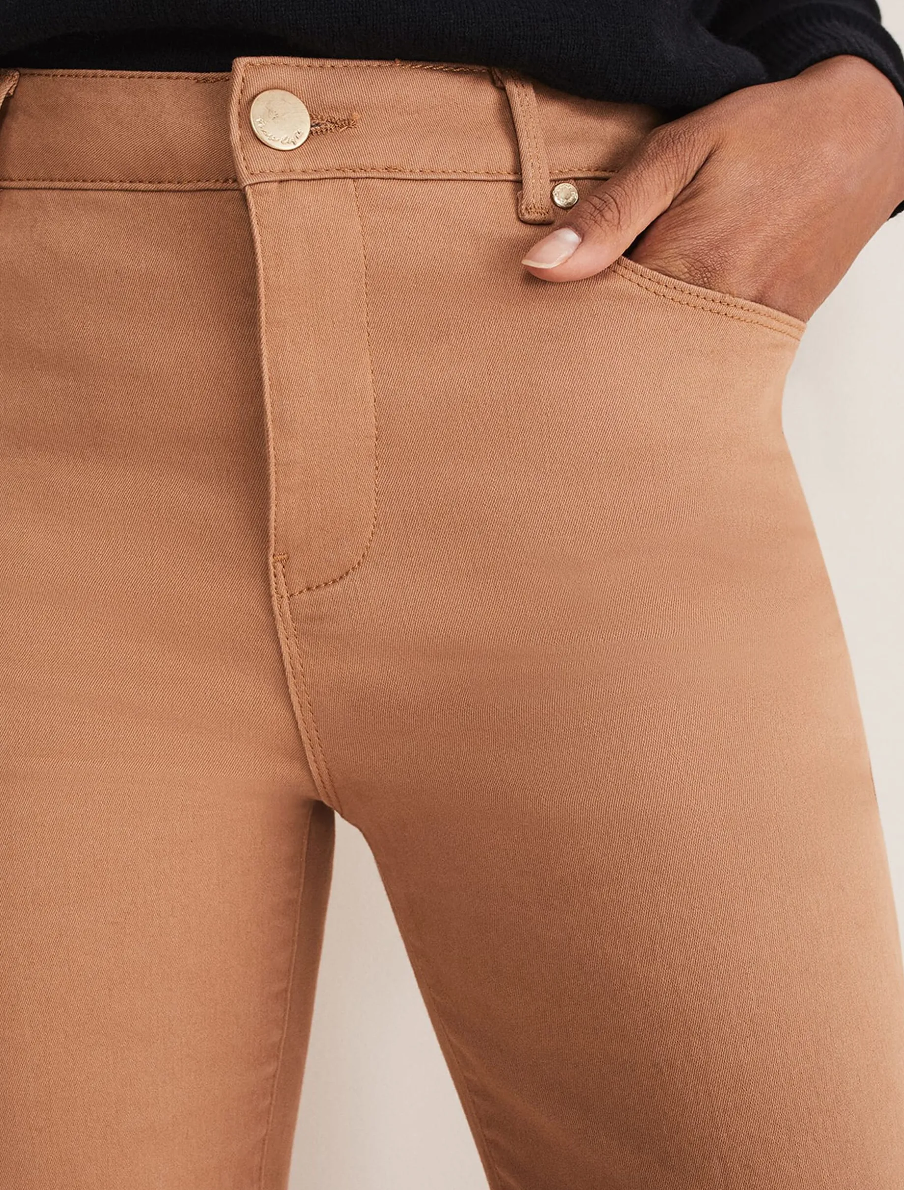 Trousers & Shorts^Phase Eight Ocha Straight Leg Jeans Dark Camel