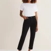 Trousers & Shorts^Phase Eight Ocha Straight Leg Jeans Short Black