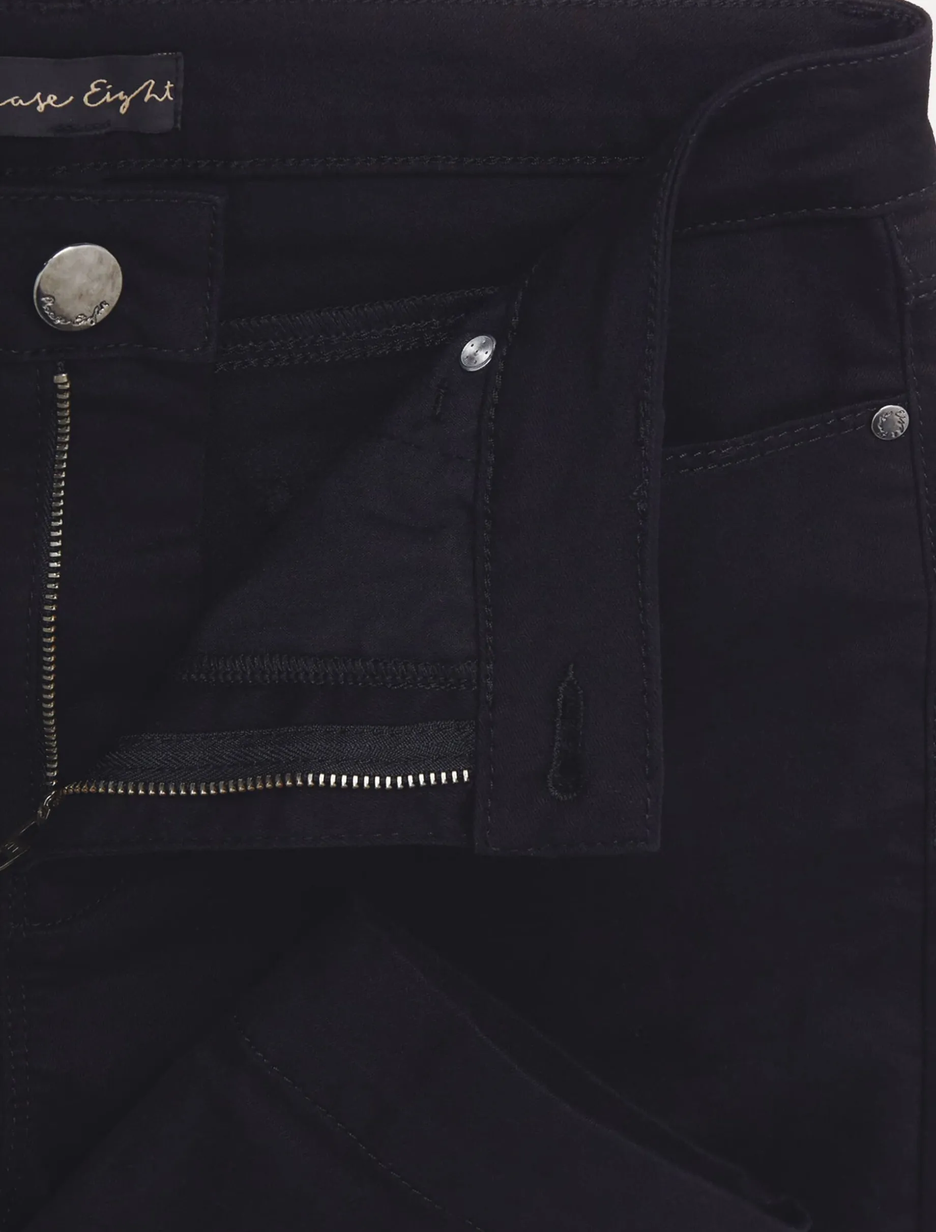 Trousers & Shorts^Phase Eight Ocha Straight Leg Jeans Short Black