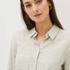 Shirts & Blouses^Phase Eight Oliva Ruched Side Stripe Shirt Sage