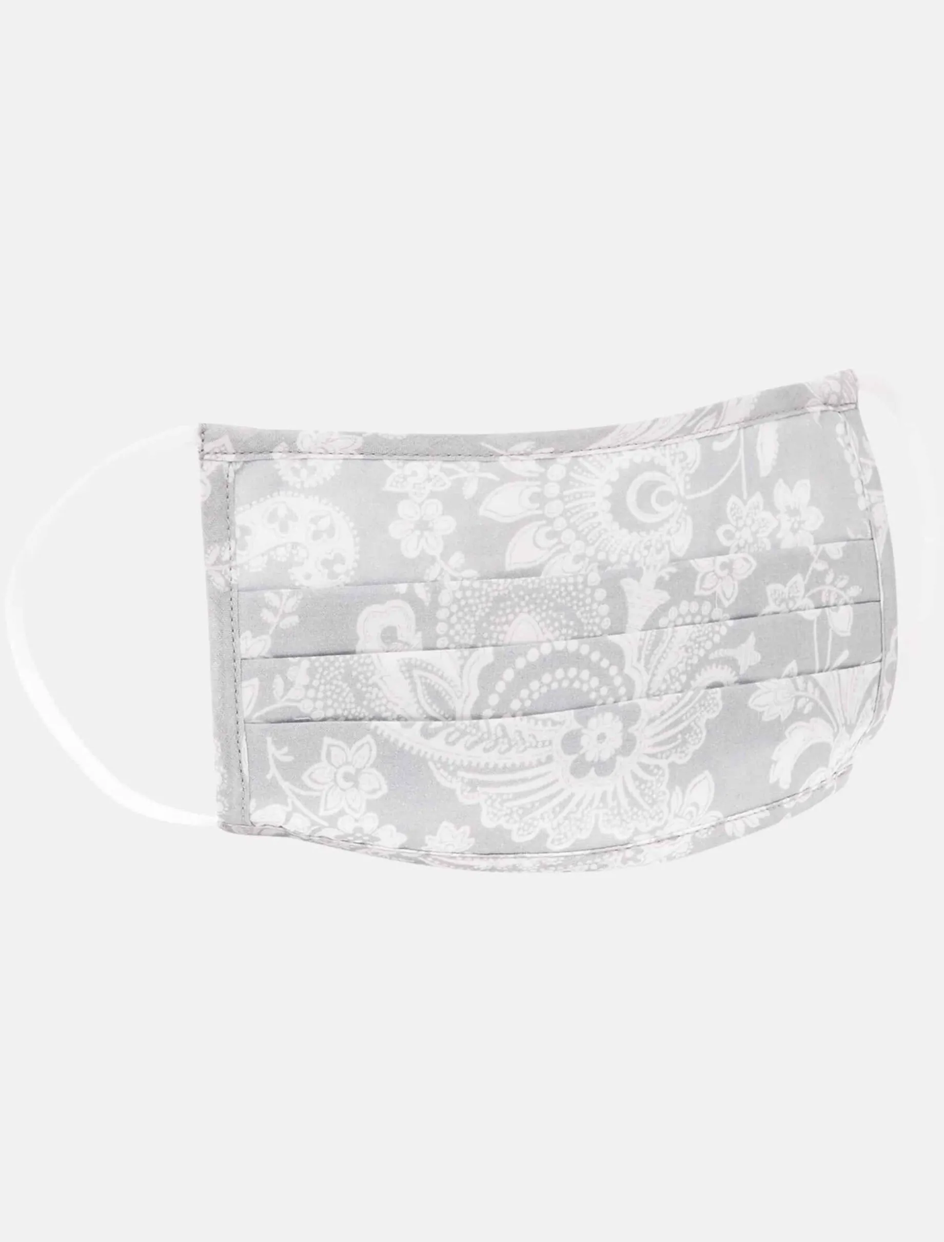 Scarves & Ponchos^Phase Eight Paisley Print Face Mask Grey/Ivory