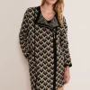 Coats^Phase Eight Perrie Geo Jacquard Knit Coat Camel/Black