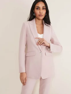 Jackets^Phase Eight Petite Eira Fitted Blazer Soft Pink