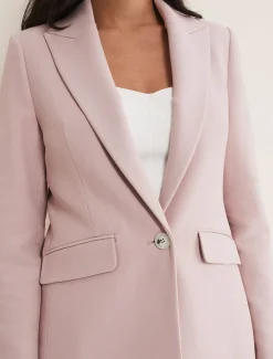 Jackets^Phase Eight Petite Eira Fitted Blazer Soft Pink
