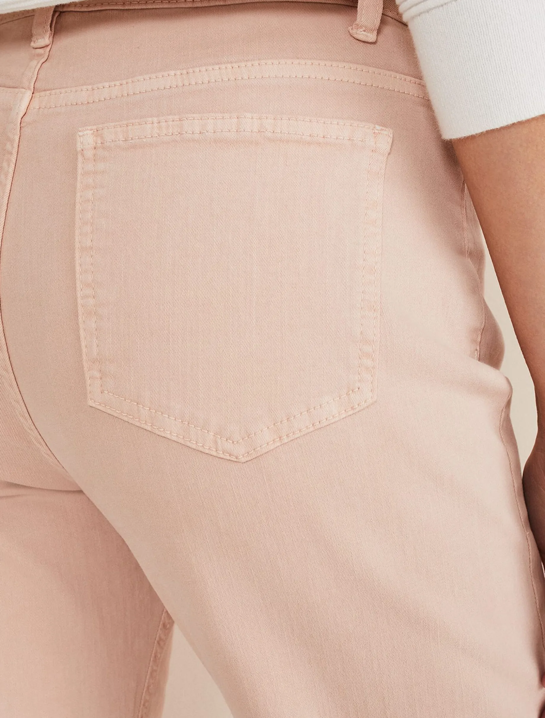 Trousers & Shorts^Phase Eight Petra Raw Hem Straight Leg Jean Pink