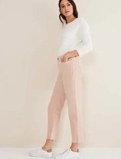 Trousers & Shorts^Phase Eight Petra Raw Hem Straight Leg Jean Pink