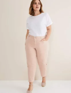 Trousers & Shorts^Phase Eight Petra Raw Hem Straight Leg Jean Pink