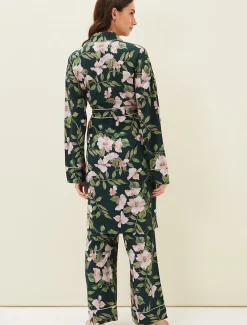 Pyjamas^Phase Eight Pina Floral Print Robe Multi-Coloured
