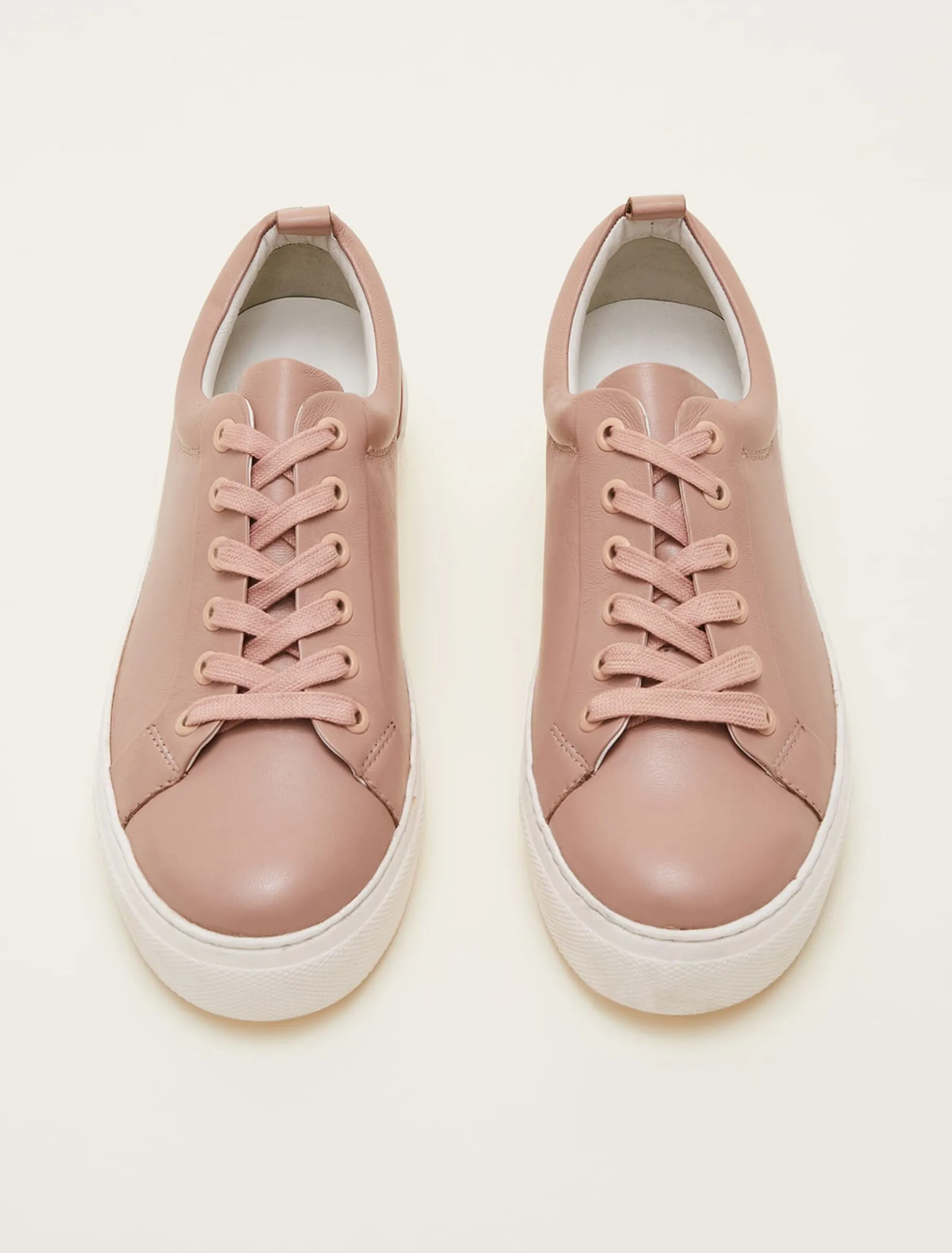 Flats^Phase Eight Platform Trainers Light Pink