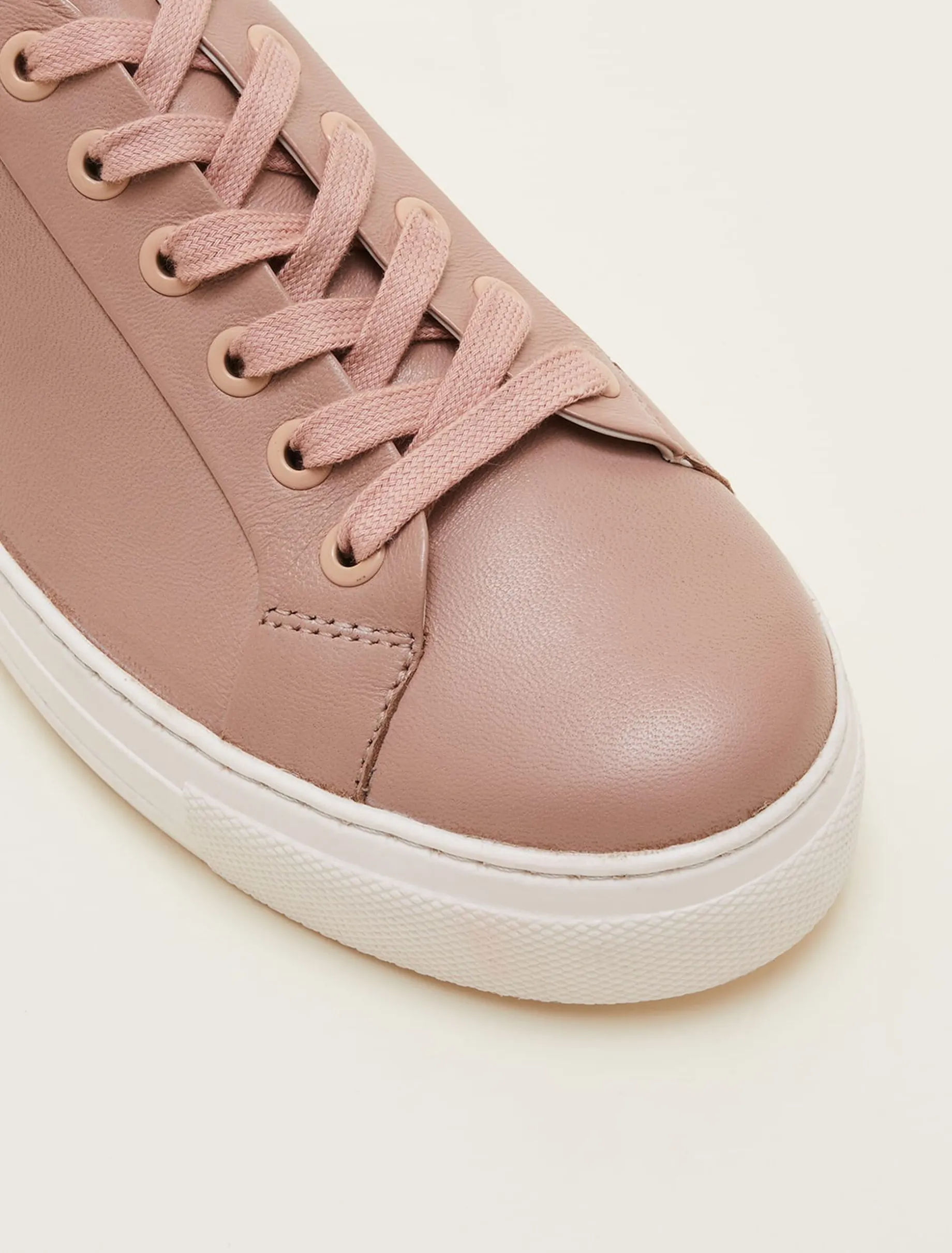 Flats^Phase Eight Platform Trainers Light Pink