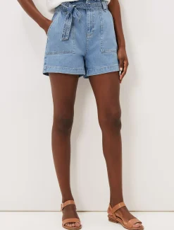 Trousers & Shorts^Phase Eight Pollie Cargo Short Denim