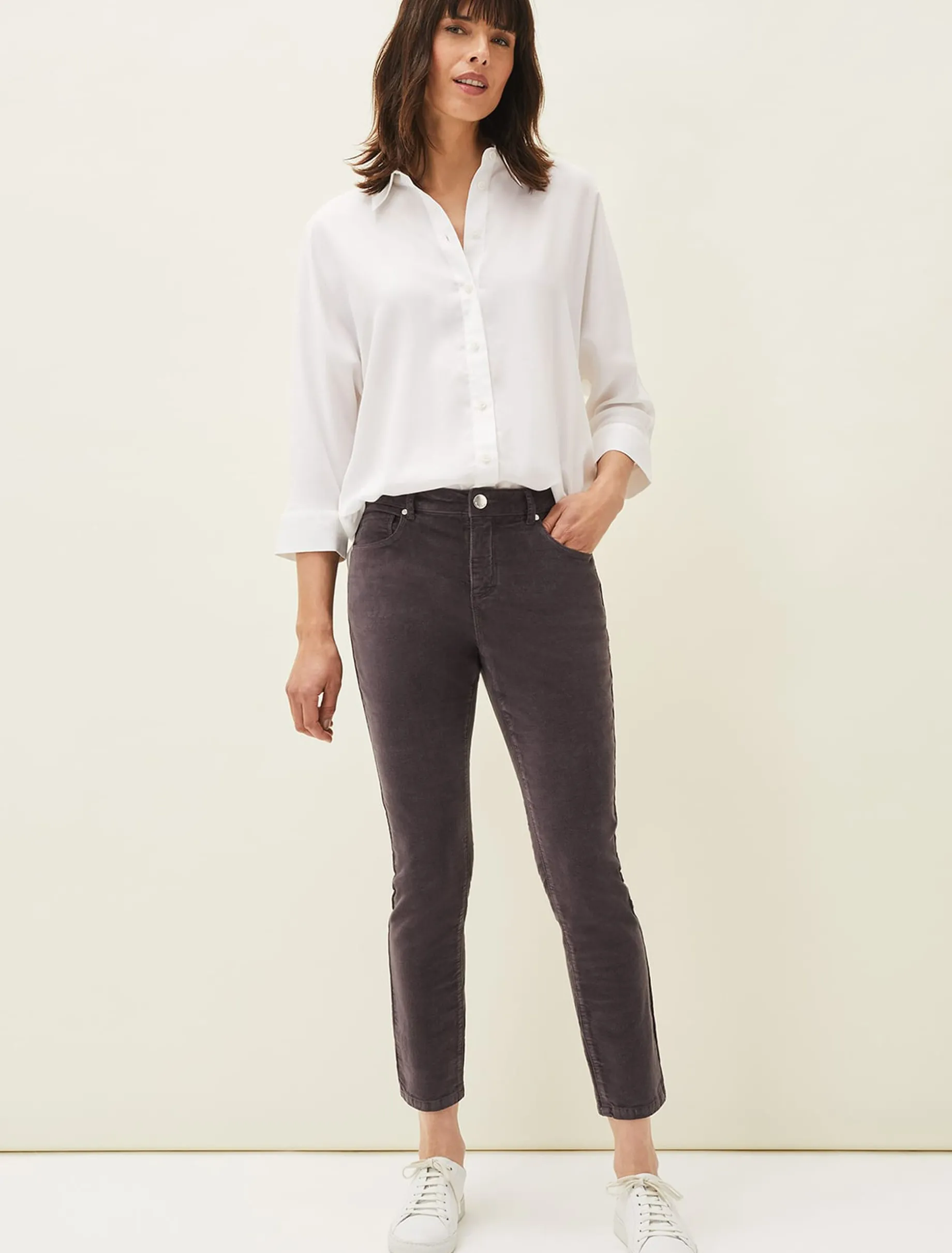 Jeans^Phase Eight Rae Fine Corduroy Jeans Putty