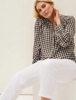Jeans^Phase Eight Ramona Cropped Straight Leg Jean White