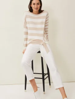 Jeans^Phase Eight Ramona Cropped Straight Leg Jean White