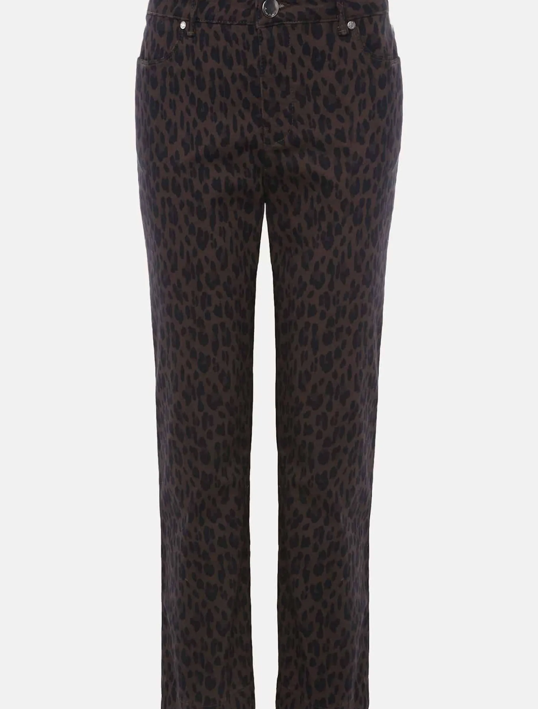 Trousers & Shorts^Phase Eight Ramona Leopard Print Straight Leg Jean Brown
