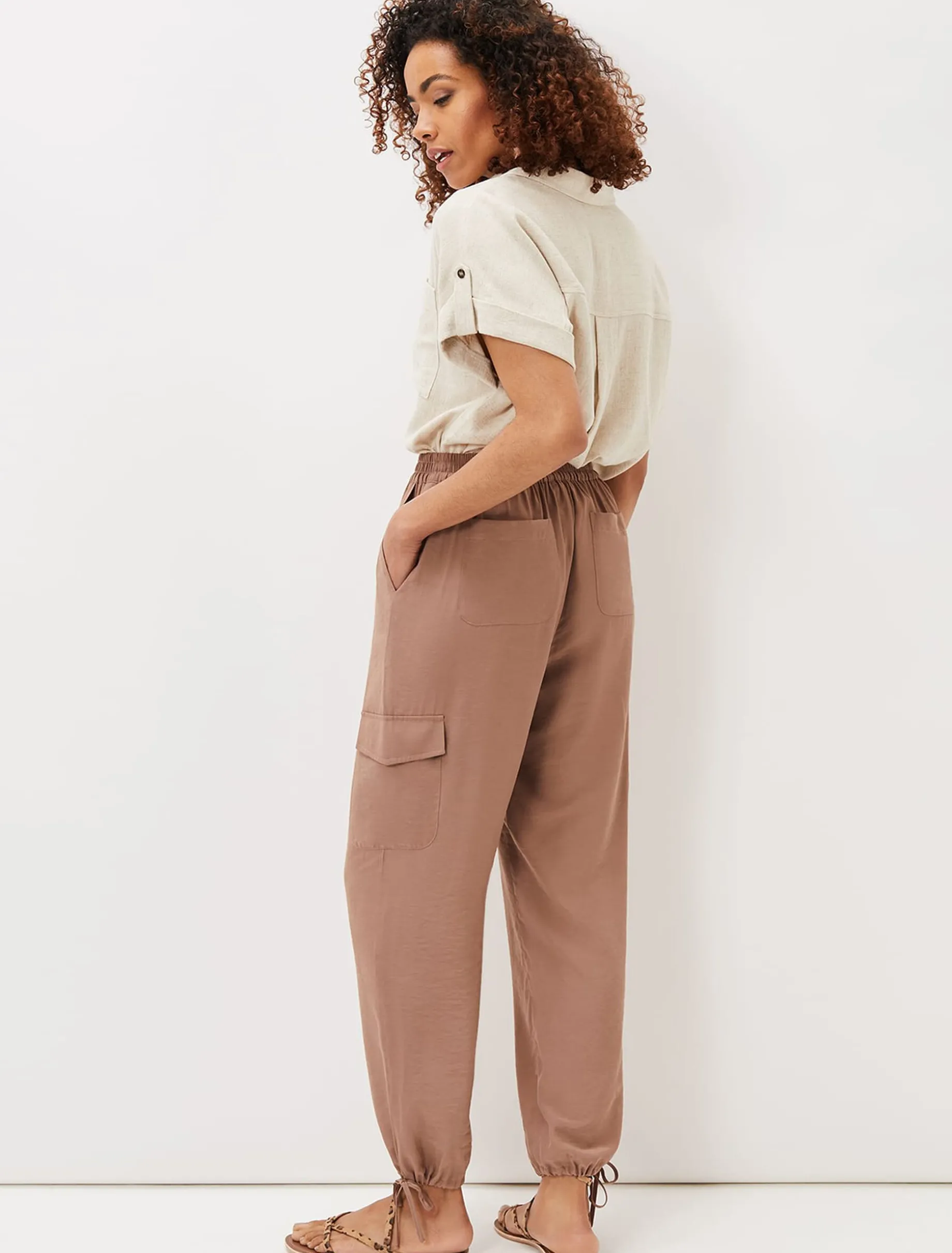 Trousers & Shorts^Phase Eight Rina Utility Jogger Mocha