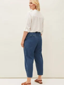 Trousers & Shorts^Phase Eight Romilly Barrel Leg Jean Indigo