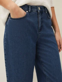 Trousers & Shorts^Phase Eight Romilly Barrel Leg Jean Indigo